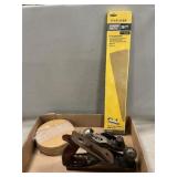 (2) Planes, Sanding Sheets & Discs