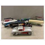 Jada Toys 1957 Corvette Replica, Ertl Truck Banks