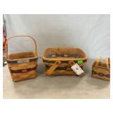 (2) Longaberger Baskets, Including 1993