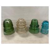 (4) Vintage Insulators