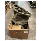 Box Lot With Blower Motor, Cast Iron Circulator
