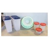Tray Lot Of Assorted Tupperware