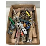 Pipe Wrench, Hatchets & Assorted Tools