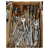 Assorted Combination Wrenches & Screwdrivers