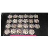 (20) U.S. Silver Mercury Dimes