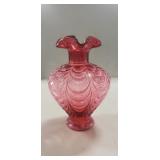 (1) Vintage Fenton Art Glass Vase (7.5" Tall)