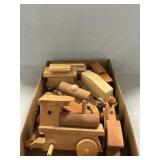 Wooden Train Pieces