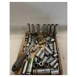 Lot Of Sockets, Ratchet