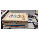 Box Lot Of (4) Assorted Board Games & More