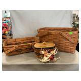(3) Longaberger Baskets