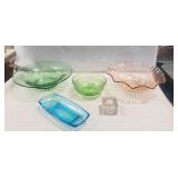 Tray Lot Of Assorted Glassware