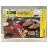 Lodge Grill Pan Set (Unused, Scraper Missing)