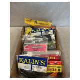 Lot Of Packaged Soft Rubber Fishing Baits