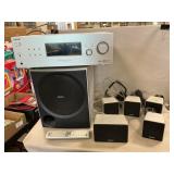 Sony AM/FM Receiver, Surround Sound Speakers