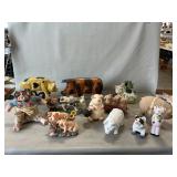 Collection Of Pig Figures