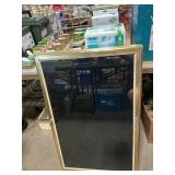 New In Box Locking Display Case/Sign Board Frame