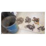 (5) Assorted Tow Chains (Various Lengths) & (1)