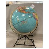 Vintage Replogle 12 Inch Reference Globe