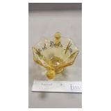 (1) Vintage Fenton Art Glass Candy Dish