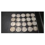 (20) U.S. Silver Dimes