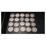 (20) U.S. Silver Dimes