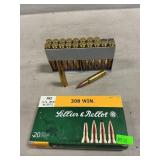 (20) Rounds Of .308 Win. Ammo