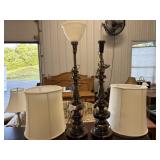Pair of Lamps (One Missing Glass)