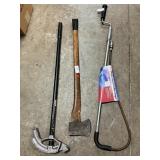 Southwire Conduit Bender, Axe, Toilet Auger