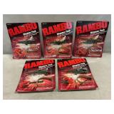 (5) NOS Coleco ï¿½Ramboï¿½ Weapons Packs
