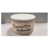 (1) Vintage 5LB. "Campfire Marshmallows" Tin