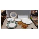 Tray Lot Of Assorted Dishware