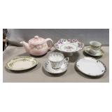 Tray Lot Of Assorted Dishware & More Including A