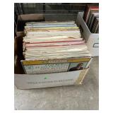 Box Of Vintage Vinyl Albums, Easy Listening