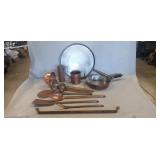 Assorted Vintage Copper Kitchen Utensils
