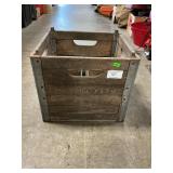Vintage Wooden Milk Crate