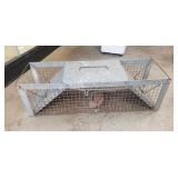 (1) Metal Live Animal Trap (36"ï¿½11"ï¿½11")