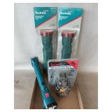 (3) Makita Cordless Flashlights (No Batteries),