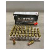 (50) Rounds Of Blazer 9mm Luger Ammo