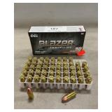 (50) Rounds Of Blazer 9mm Luger Ammo