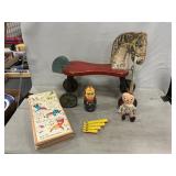 Antique Childï¿½s Riding Horse, Vintage Puzzles,