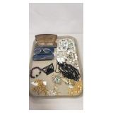 Tray Of Assorted Jewelry & More
