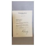 Thank You Letter From John F. Kennedy (August