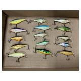 (15) Shallow Shad Rap Fishing Lures