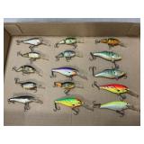 (15) Shad Raps & Flicker Shad Crankbaits