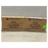 (40) Rounds Of Federal 5.56mm Ammo