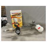 HVLP Gravity Feed Spray Gun With Stand