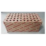 (1) Sealed Unsearched Bank Box Of (50) Rolls Of