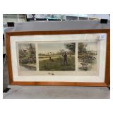 Vintage Hunting Triptych