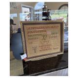 Needlepoint Framed Decor and Other