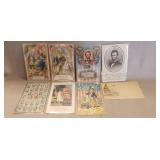 (7) Vintage Postcards & (1) Envelope
